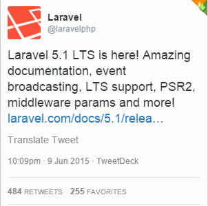 release tweet